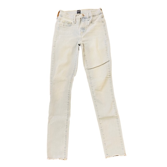 Gap Mid Rise Favorite Jegging Jeans Raw 